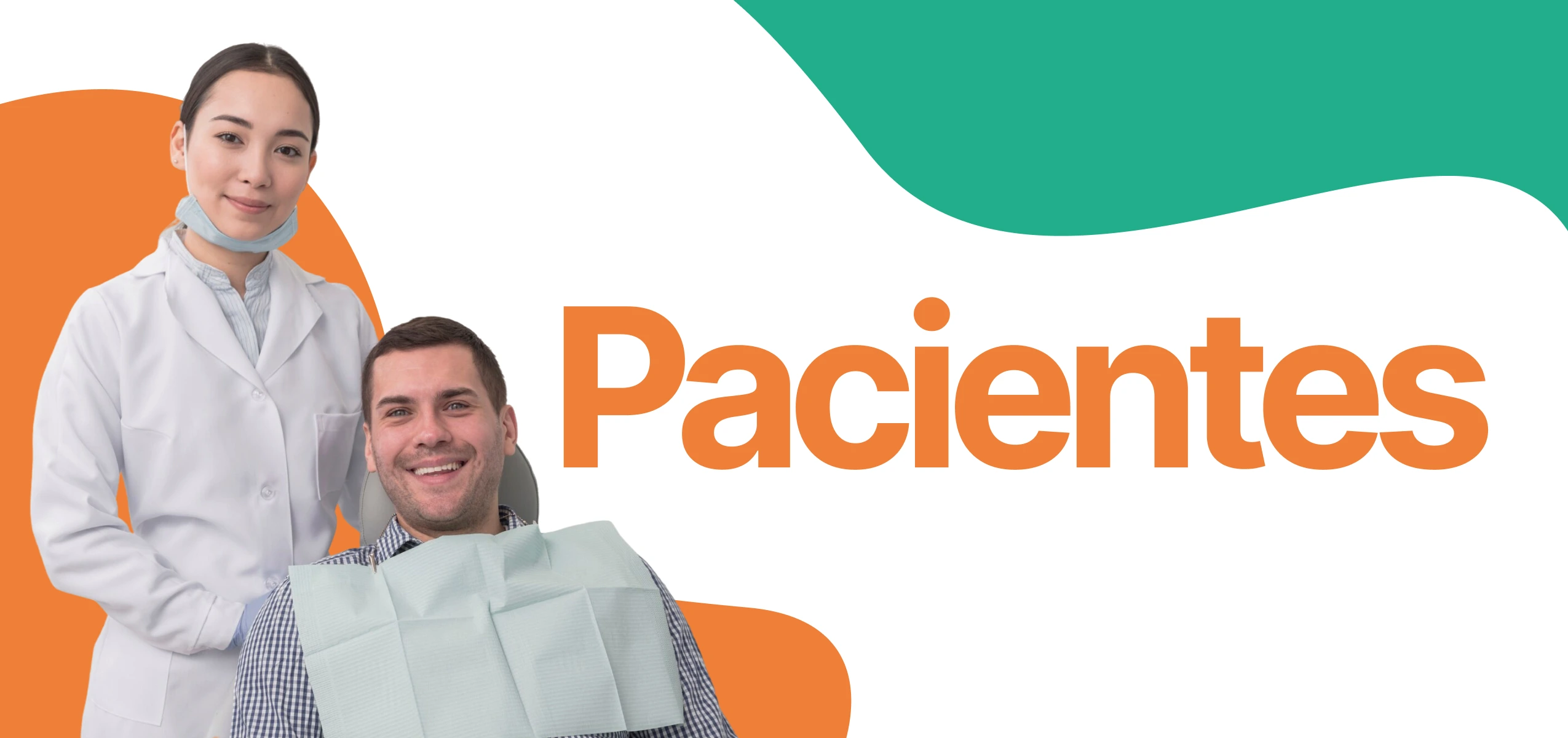 Profesional y paciente referenciando módulo de pacientes sistema DENTIDESK Académico
