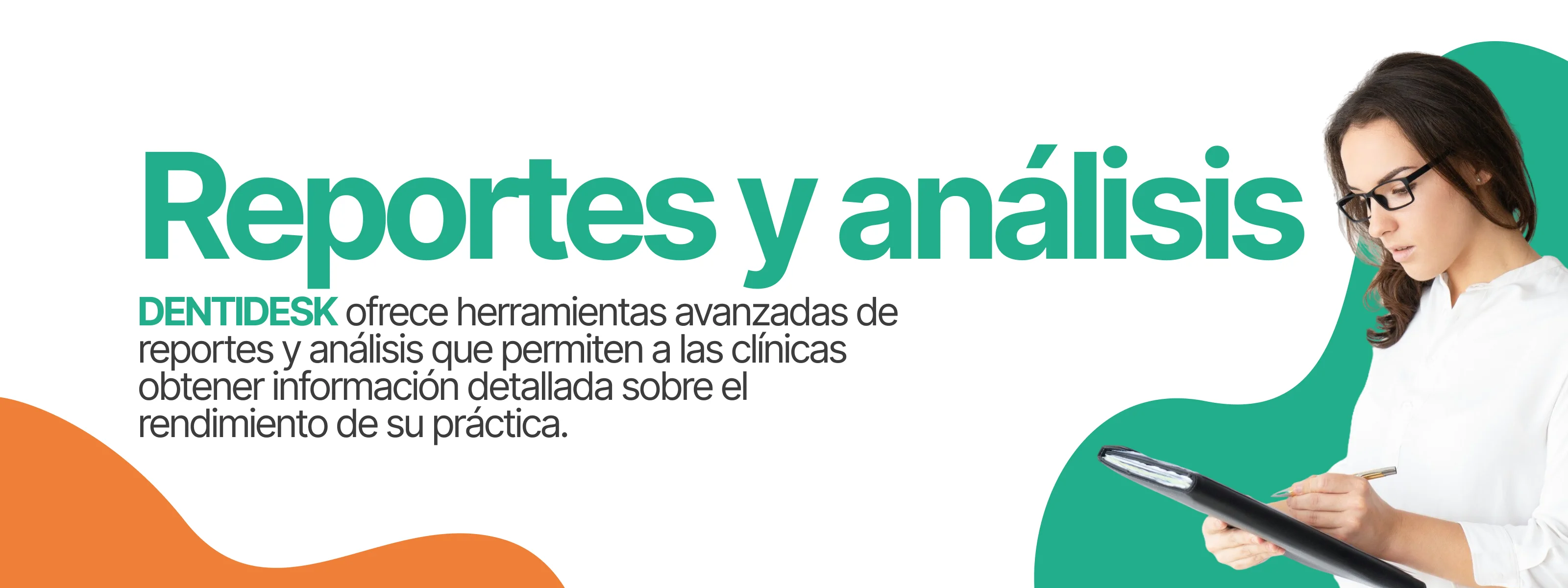 Reportes y análisis en el sistema DENTIDESK